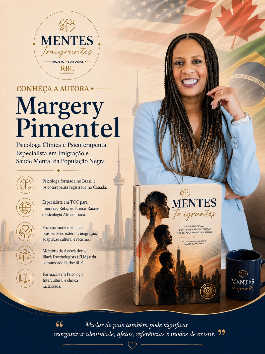 Coautor(a) Margery Pimentel — Mentes Imigrantes