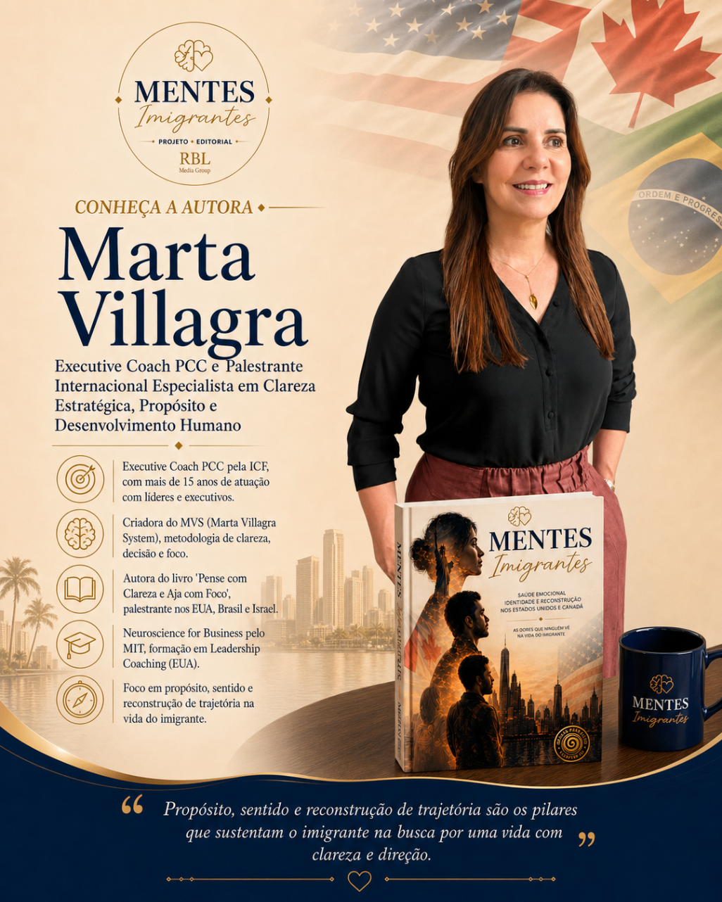 Coautor(a) Marta Villagra — Mentes Imigrantes