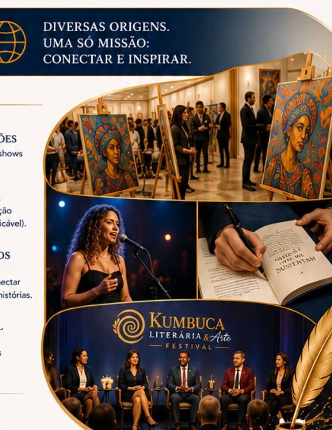 Exposição artística e sessões do festival